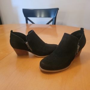 Black ankle boots